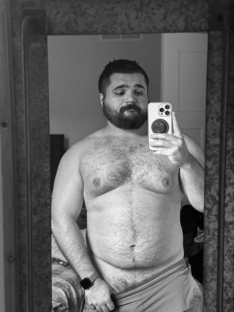 Mirror picture of me with my shorts sliding down 
