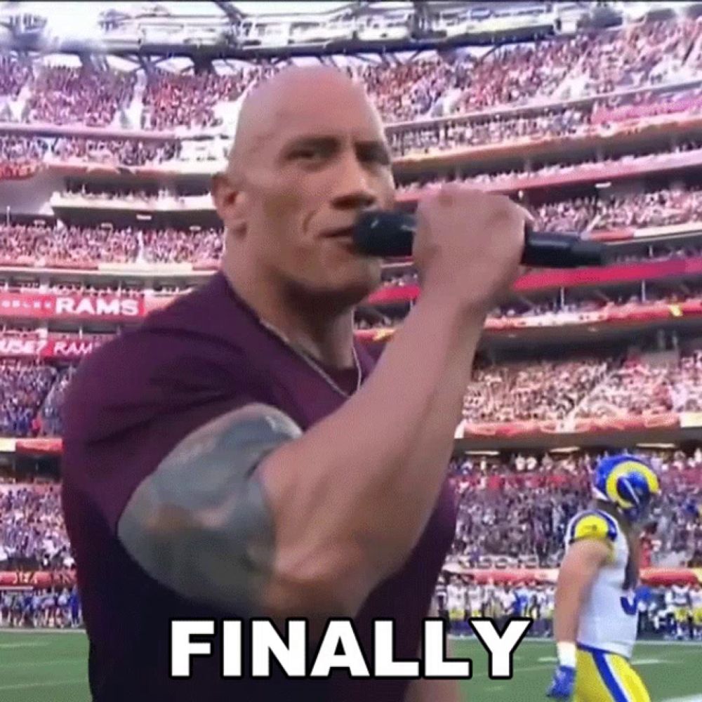 Finally Dwayne Johnson GIF