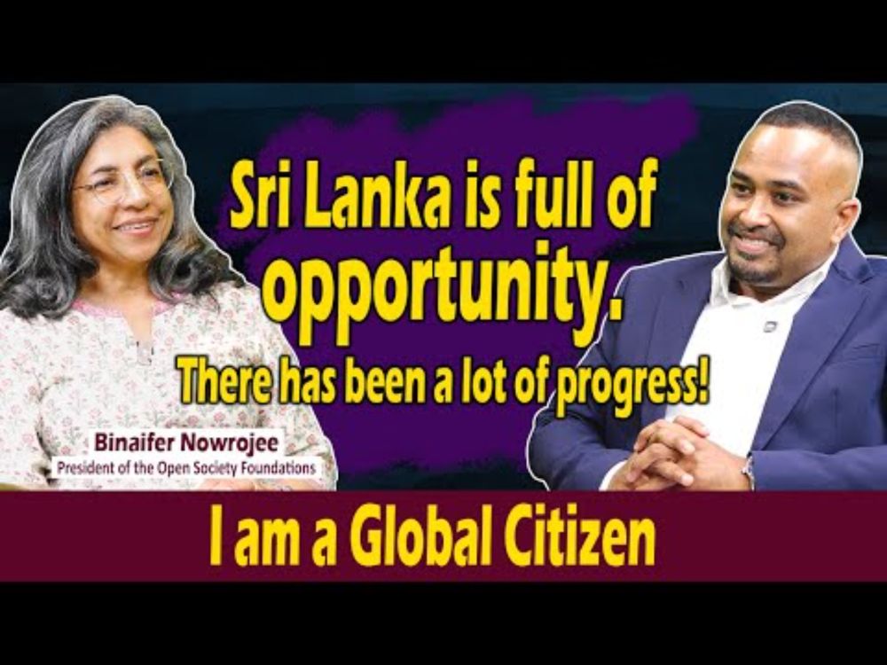 Sri Lanka is full of opportunity. There has been a lot of progress | Binaifer Nowrojee | Haritv