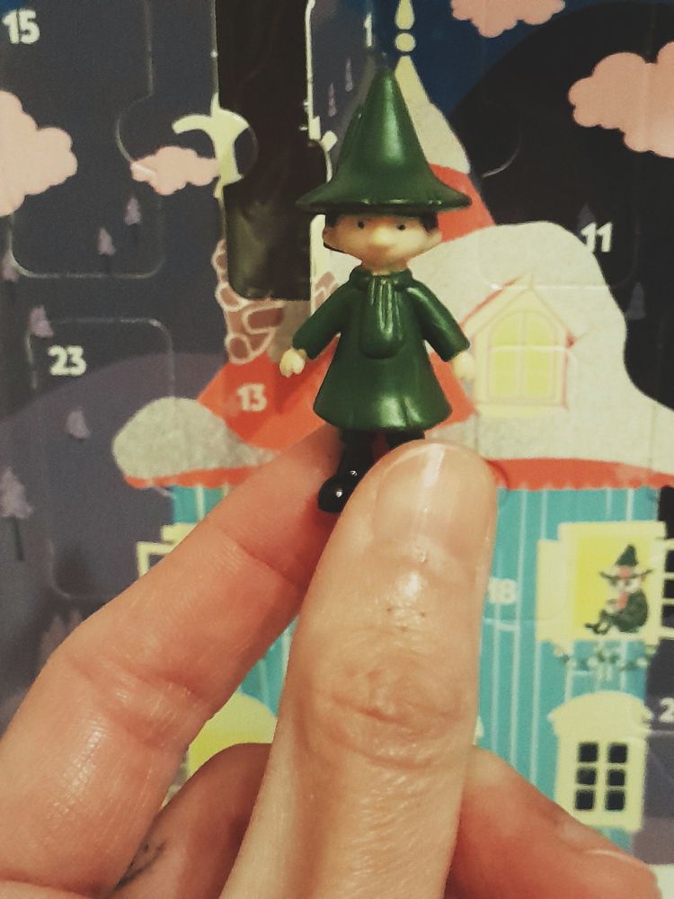 Mumin- Adventskalender, 1. Türchen: Snufkin 