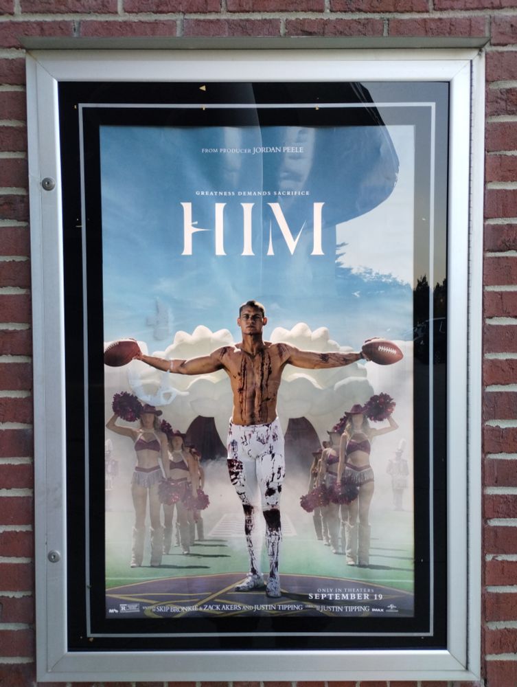 Movie poster of new football horror movie HIM