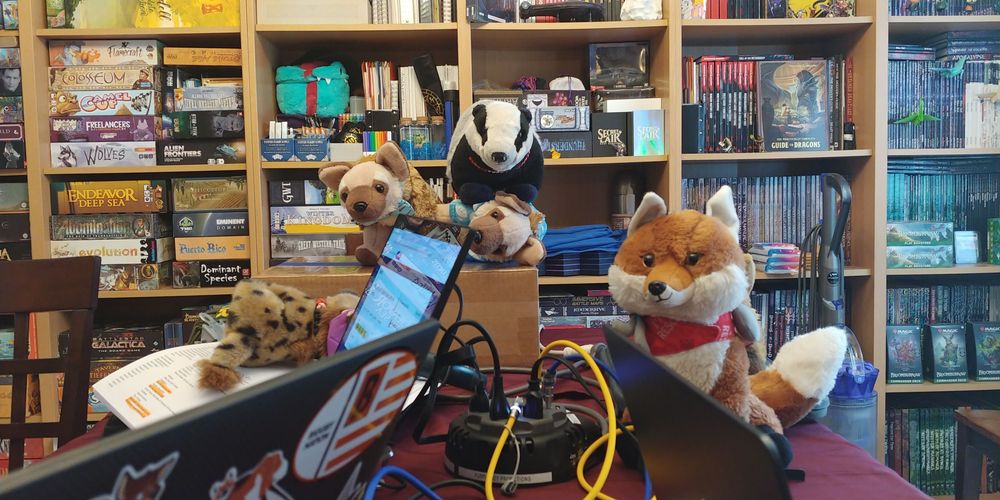 Various plushies having an existential moment 
