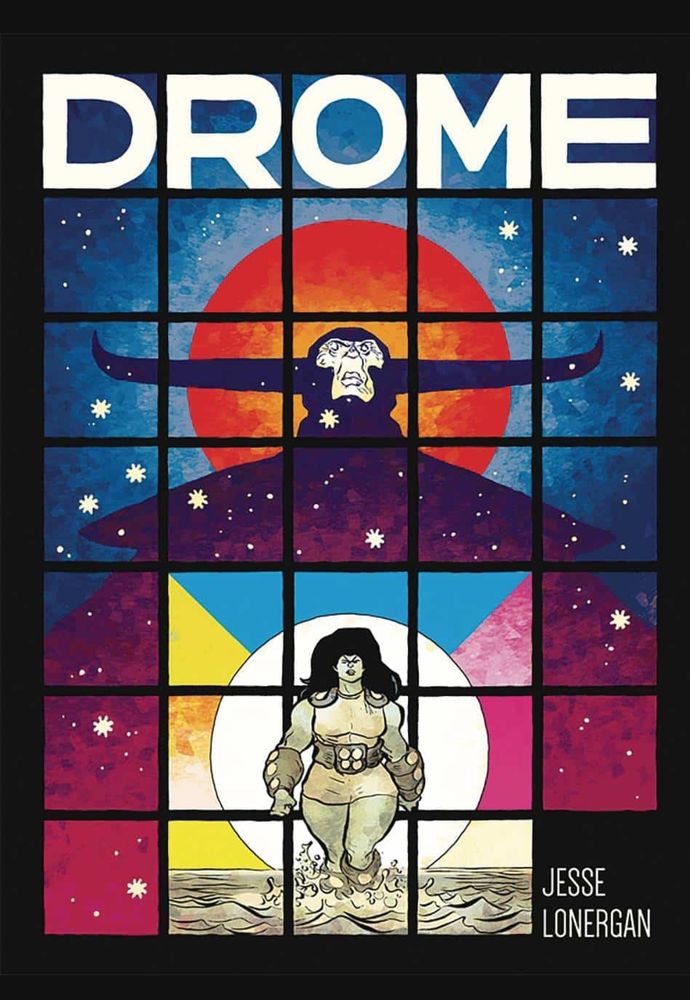 Cover image from the graphic novel “Drome” by Jesse Lonergan