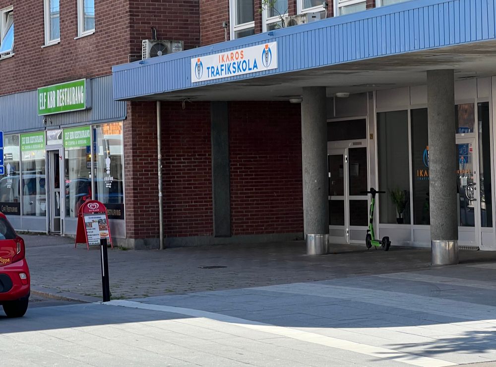 Ikaros trafikskola i Eskilstuna, entré