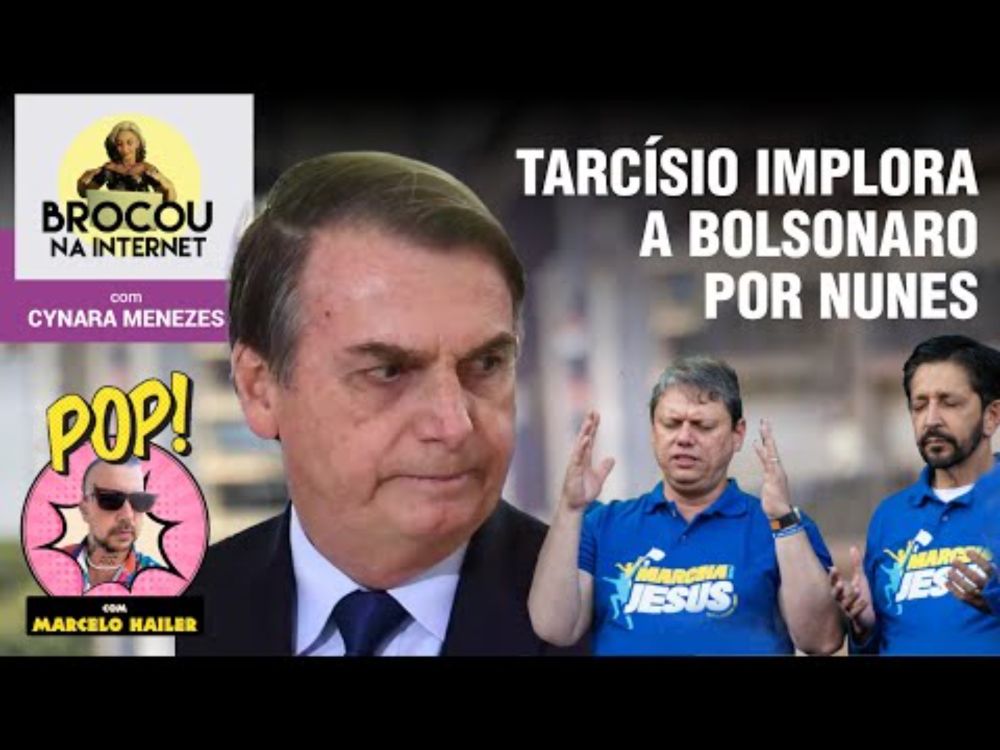 Desespero: Tarcísio implora a Bolsonaro que apoie Nunes | Lula: "Israel só sabe matar" | 01.10.24