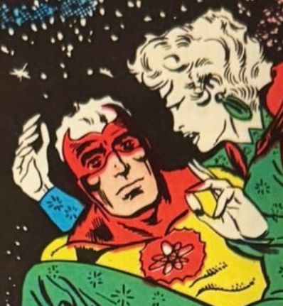 Closer on Space Hero's blank expression