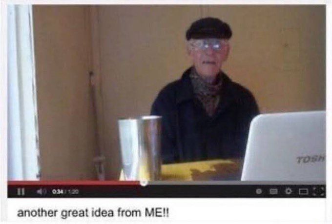 "another great idea from ME!!"