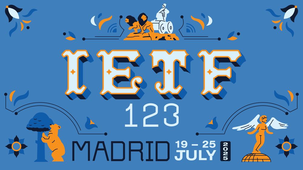 Artwork of IETF 123 Madrid 19-25 July 2025