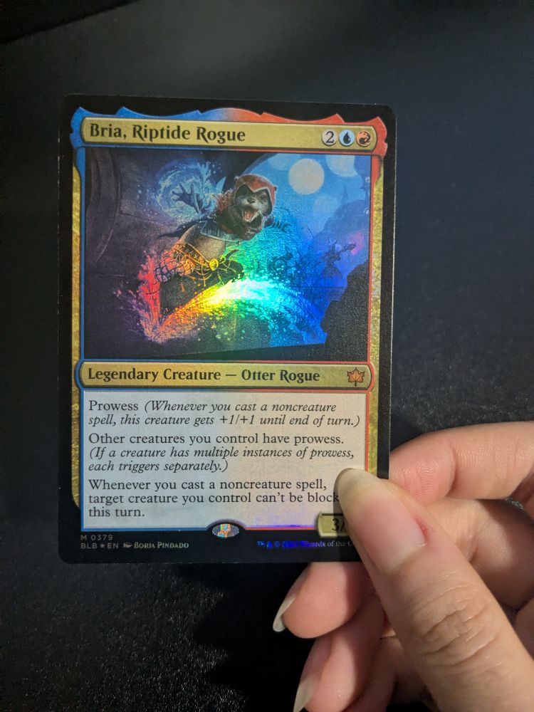 Irl photo of the card Bria, Riptide Rogue