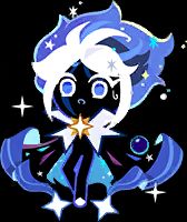 Stardust Cookie in Witch's Castle style (shocked expression)