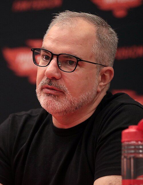 Photo of American author Peter V. Brett taken at Phoenix Fan Fusion 2022. Born New Rochelle NY 1973. Creator of the Demon Cycle. 