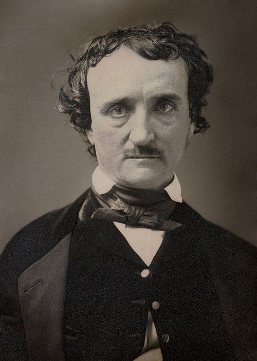 Portrait of Edgar Allan Poe, circa 1849. Born Boston, Mass 1809, died Baltimore, Maryland 1849. American writer, poet, editor, literary critic.