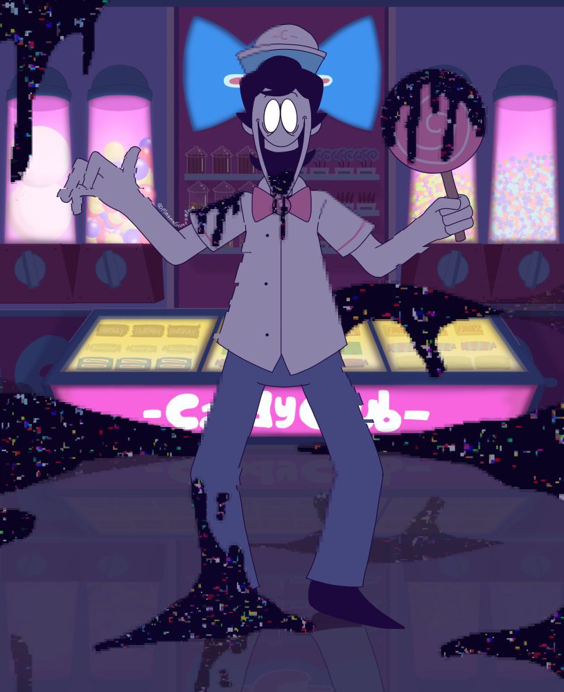 Corrupted Kevin from the Night of Darkness AU