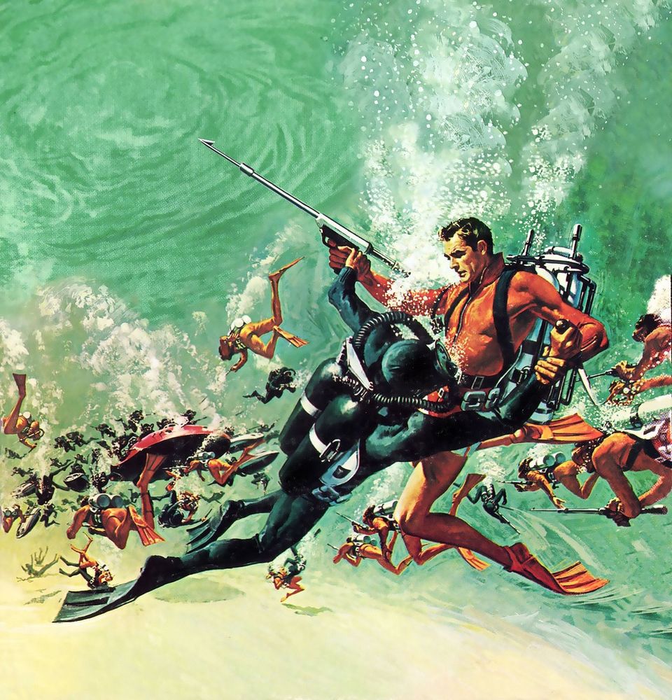 Thunderball poster art by Robert McGinnis 