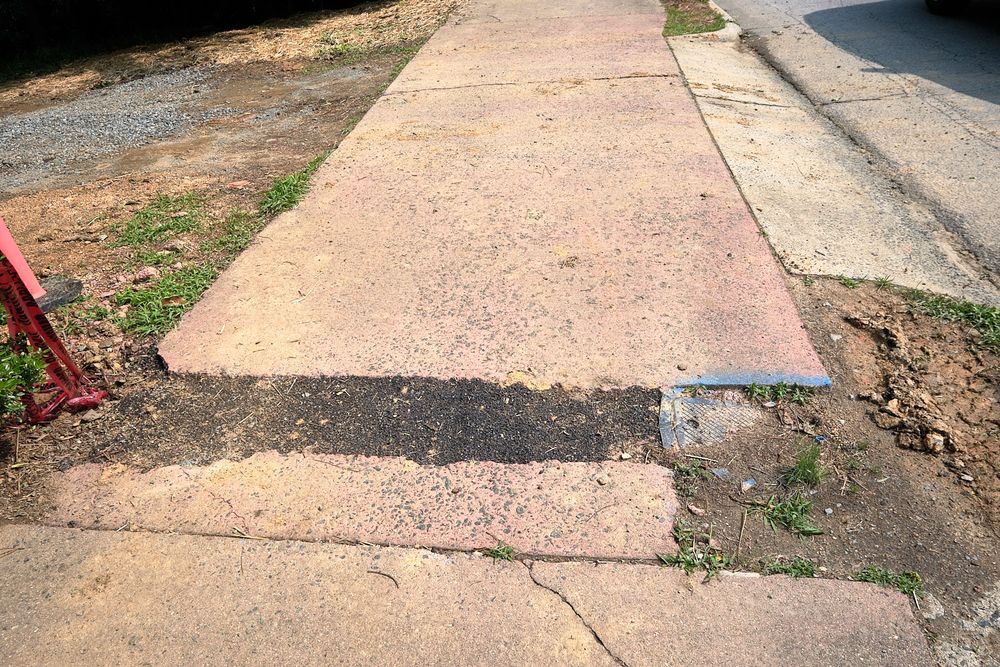 A closeup shot of the previous sidewalk.
