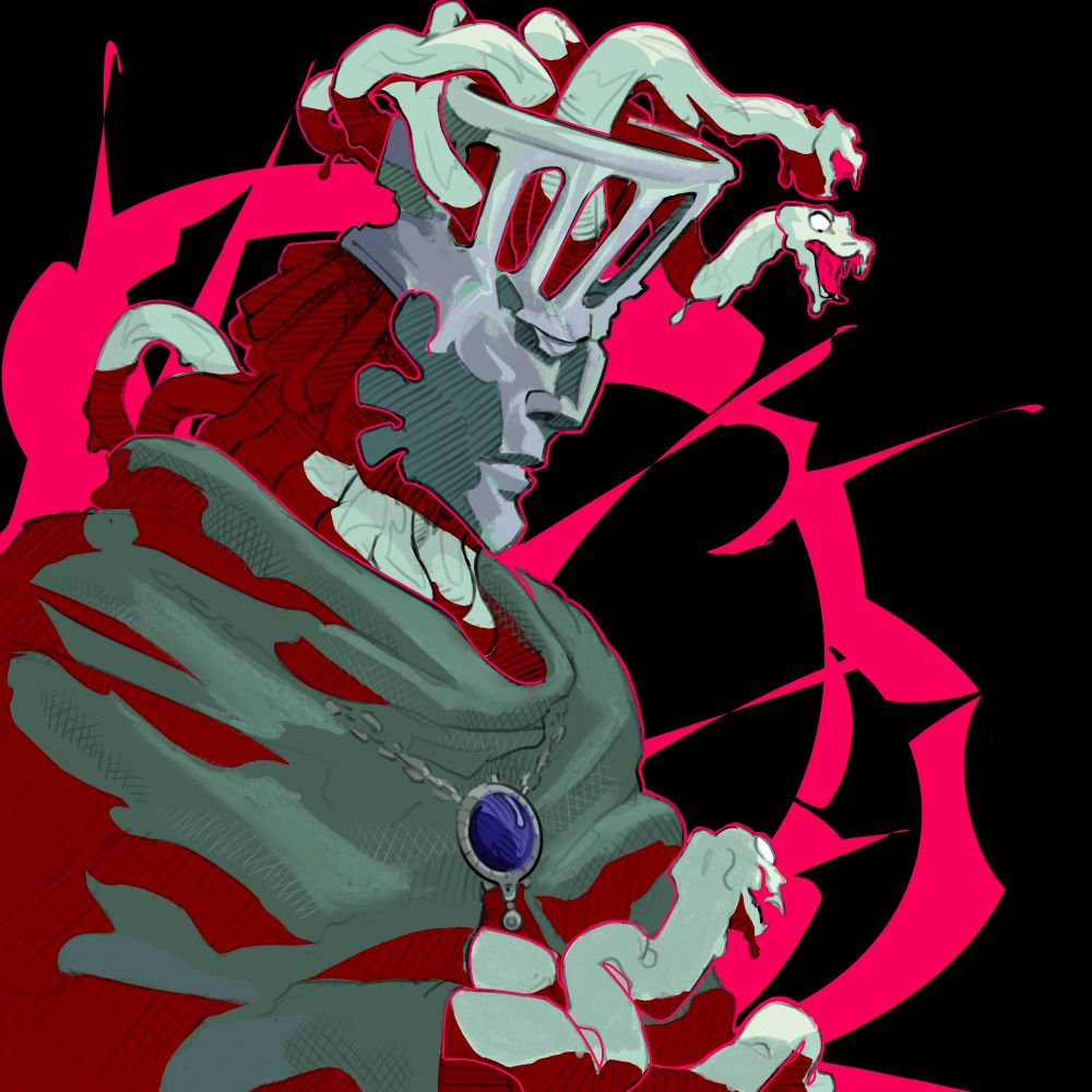 Guy full of snakes but in color this time