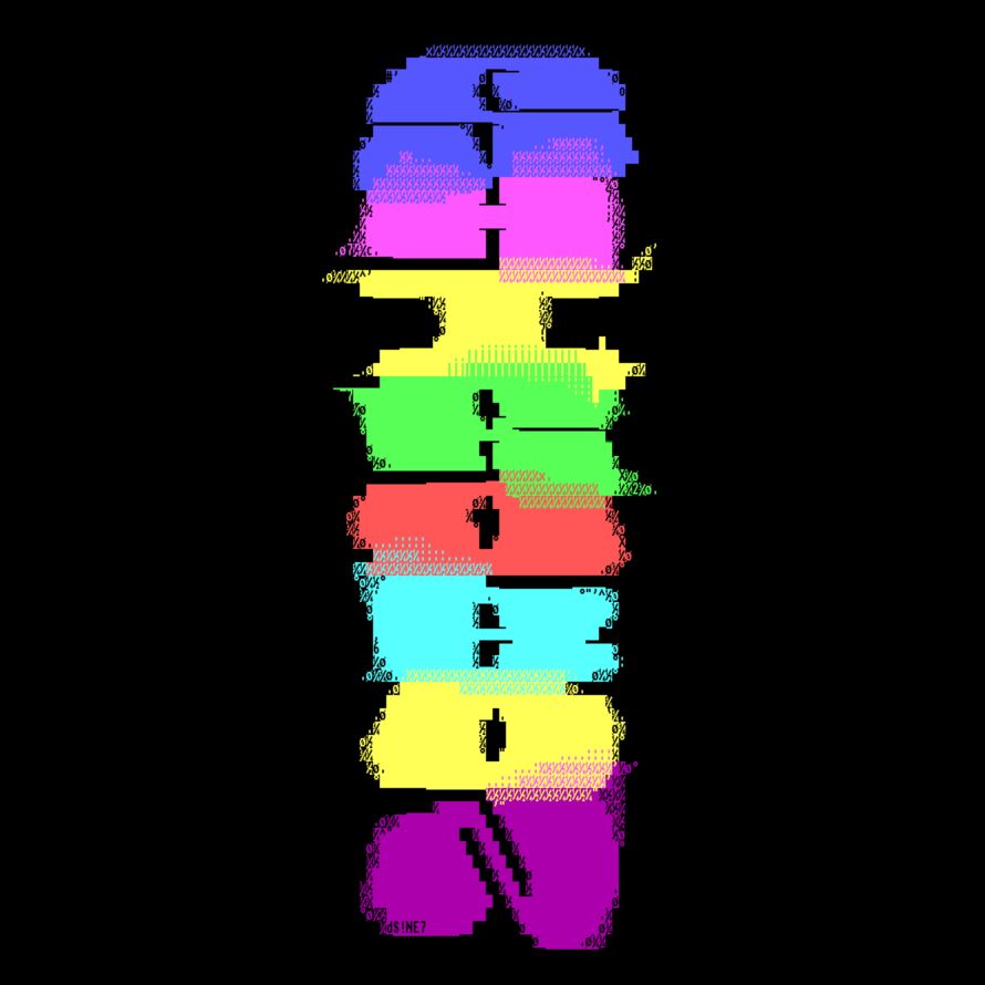 shirobon amiga ansi logo by ne7