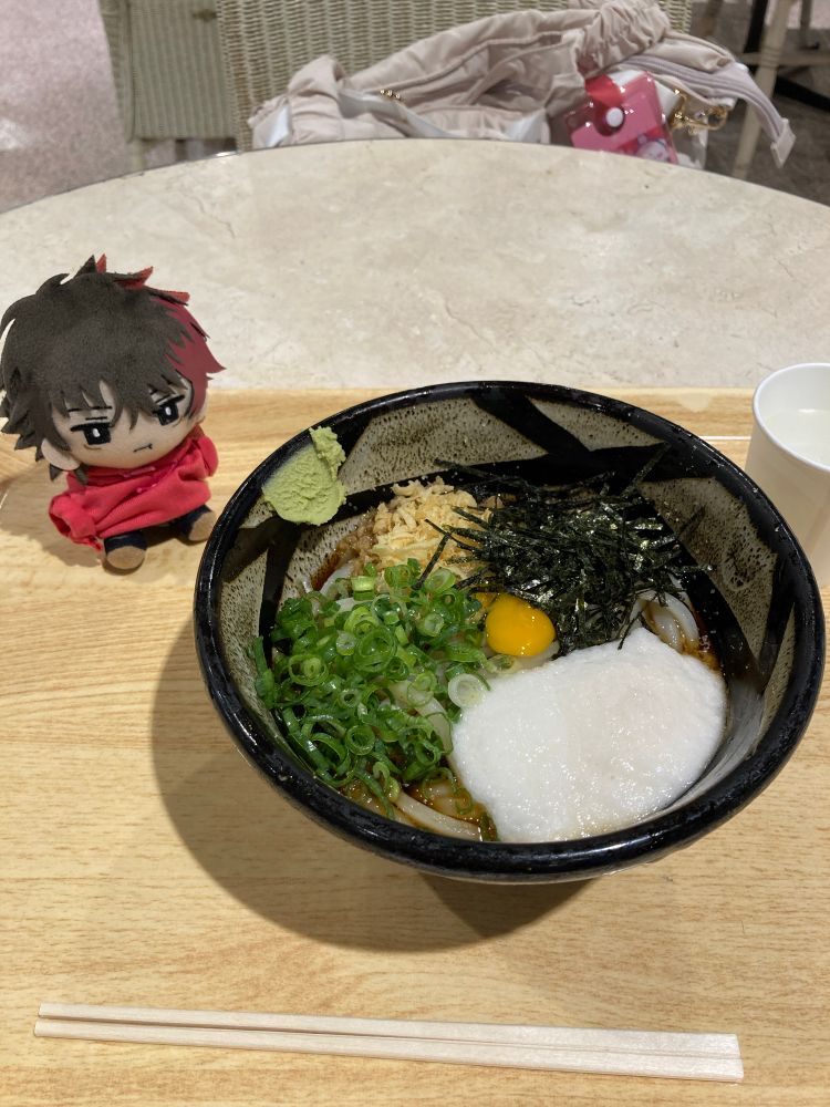 岡山で有名らしいうどんチェーン店ぶっかけふるいちのぶっとろ(とろろうどん)