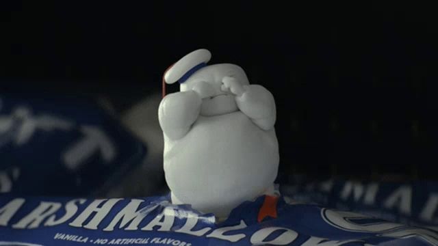 header image - a bag of marshmallows with a cartoon character on it