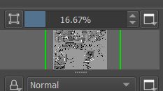A purposely zoomed out image of the WIP comic