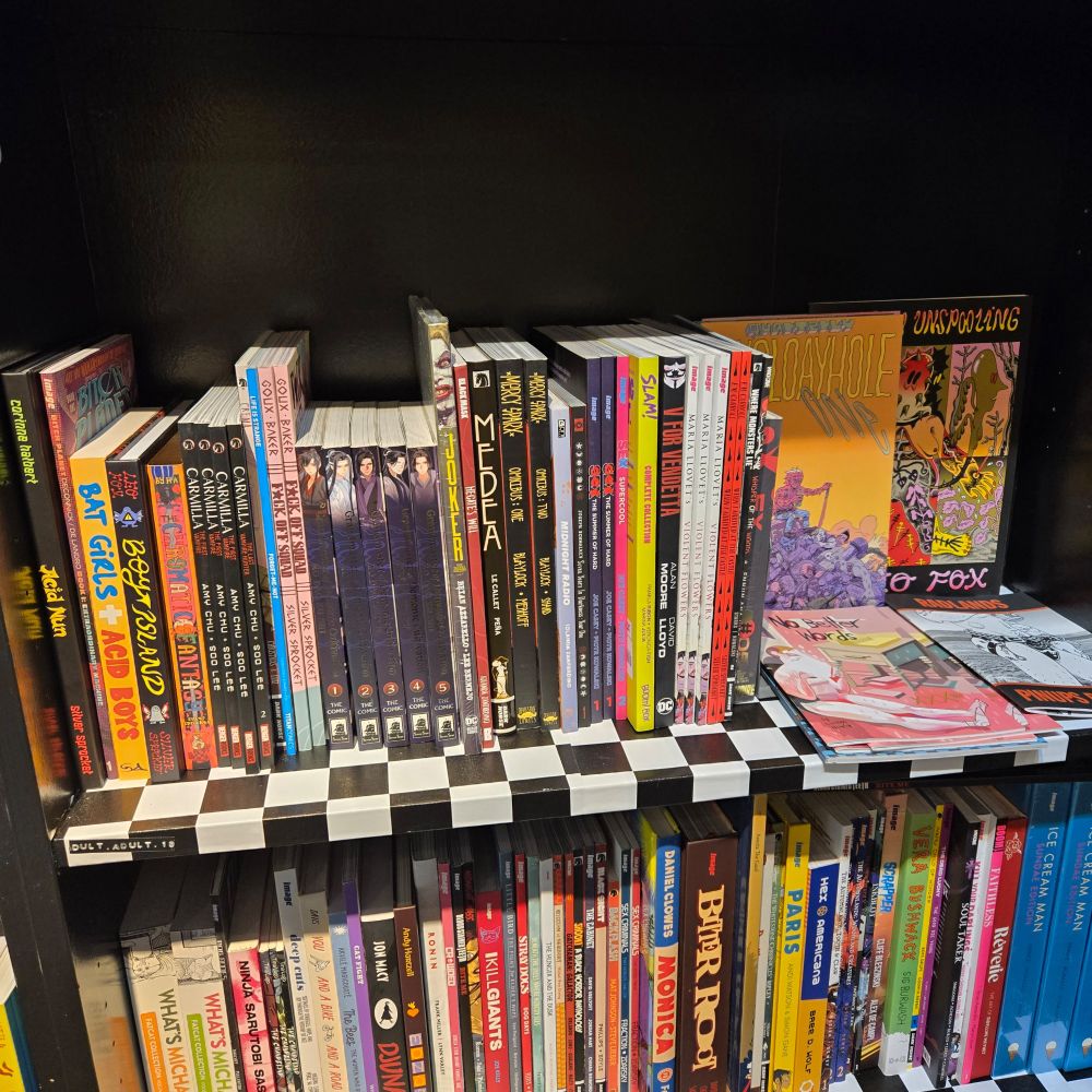 Graphic novel display 