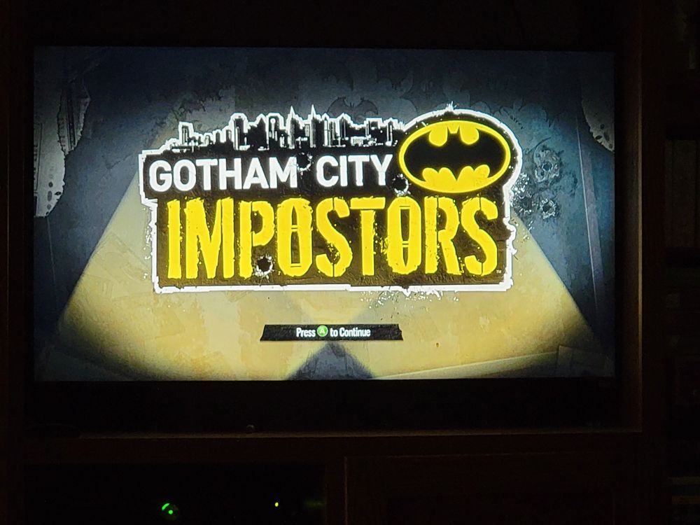 Gotham City Imposters video game main menu 