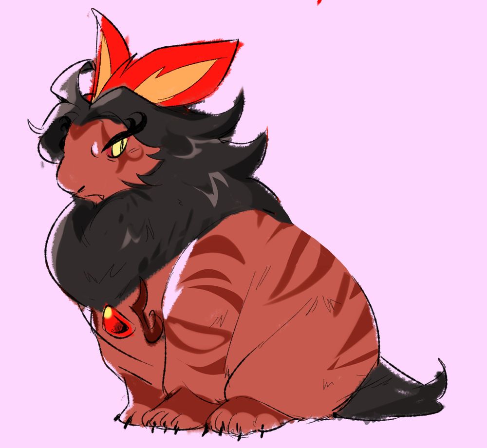 Burning Spice Cookie as a fluffy bunny rabbit