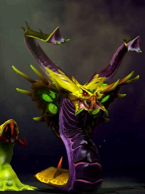 Venomancer Dota2

Green snake like thingy but more spiky and venomy