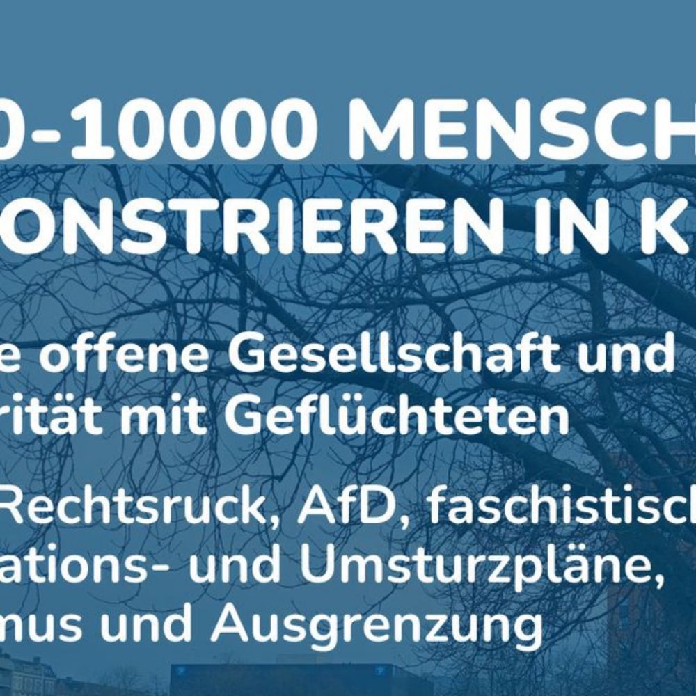 ZBBS e.V. on Instagram: "8000-10000 Menschen haben heute in Kiel ein starkes Zeichen gegen den gesel...