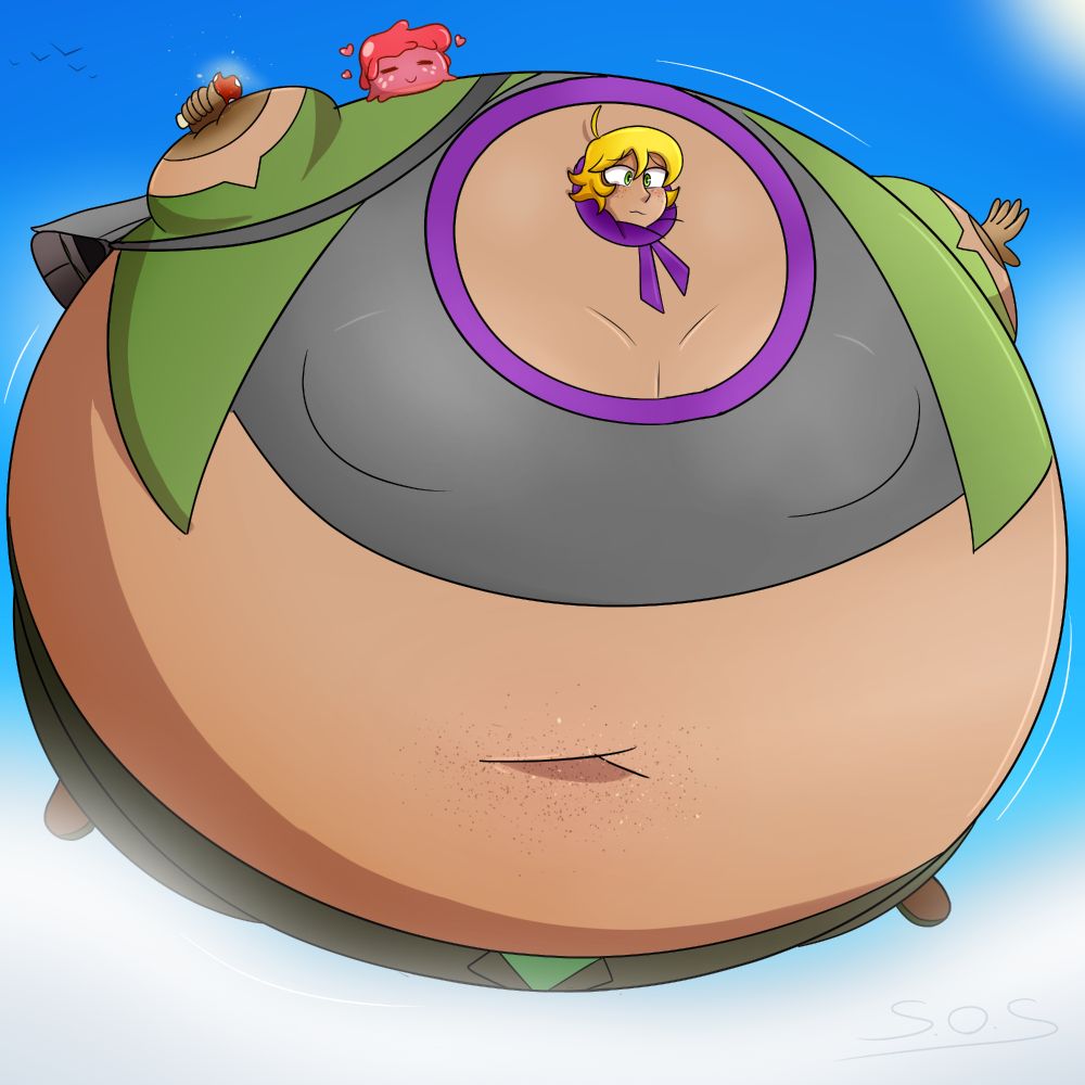 Suto the slime takes a ride on his BF after showing him Swelling Shrooms