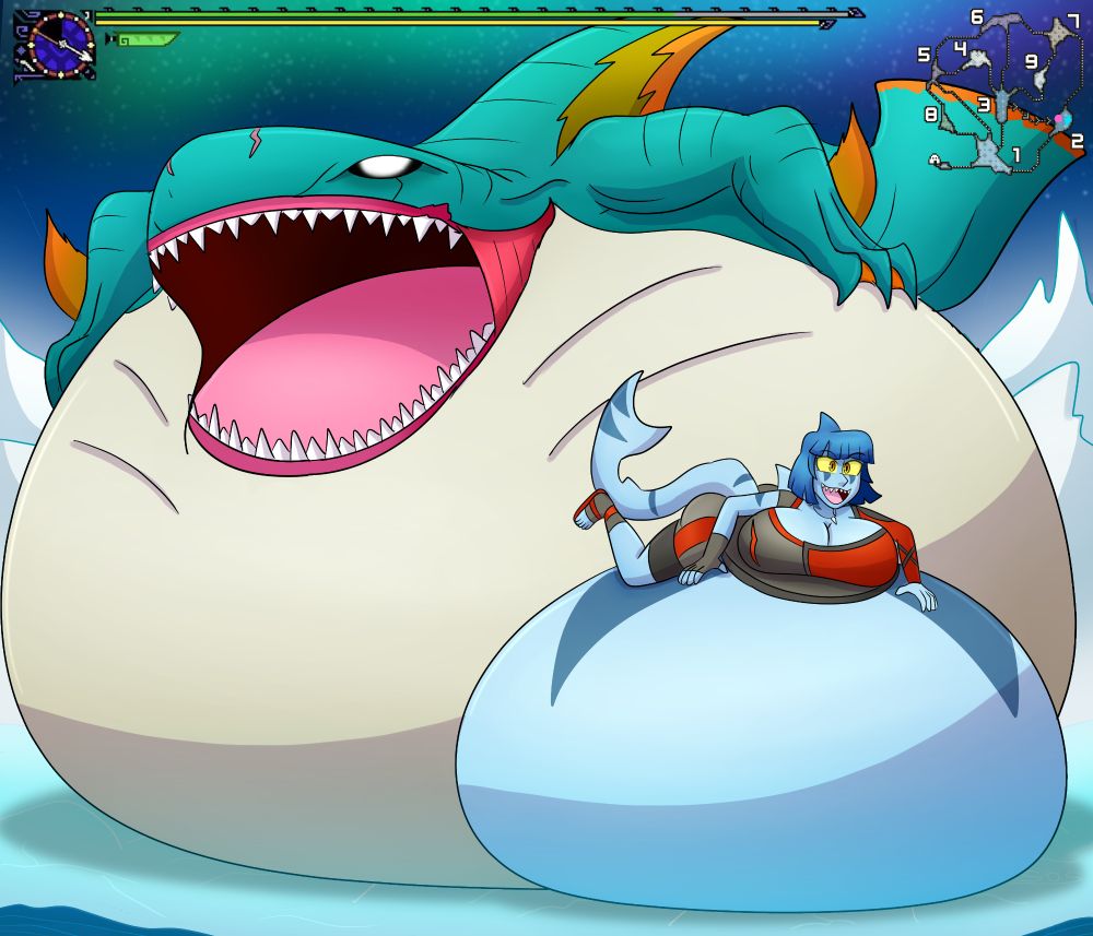 Thank you silly inflatable shark for inspiring my adorkable idiot OC