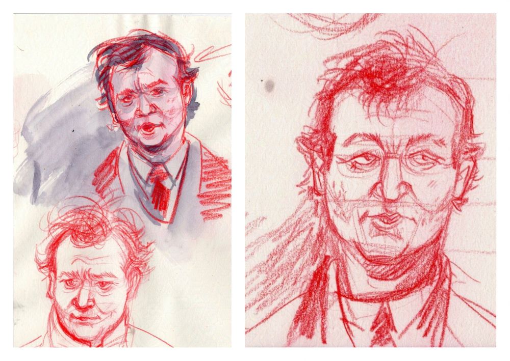 Portraits of a young Bill Murray