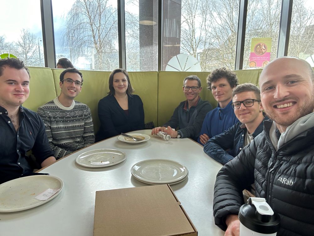Jacob Guntley, Agustin Morales Aguilar, Claire McMullin, Mike Hill, Louis Morris, Kyle Pearce Rex Charman.