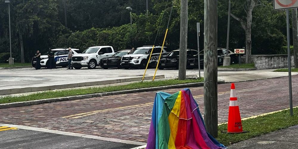 The move comes after citizens repainted the Pulse memorial sidewalk in Pride colors.