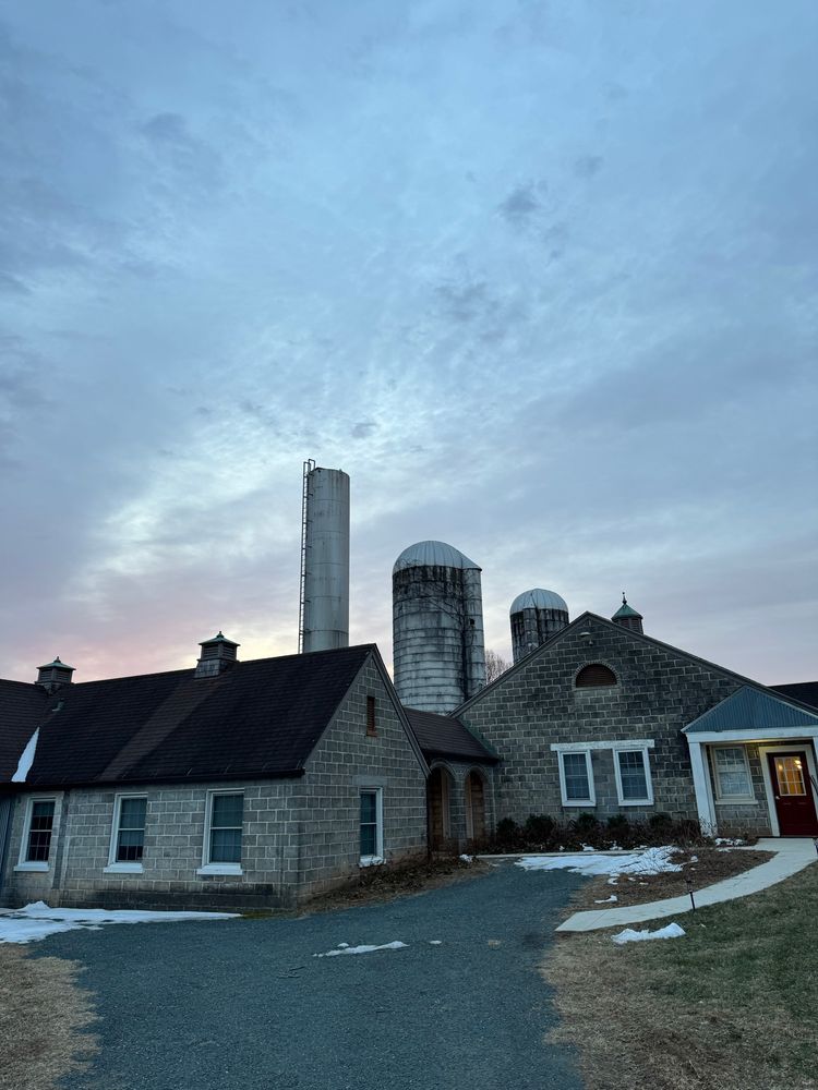 Sky over barn