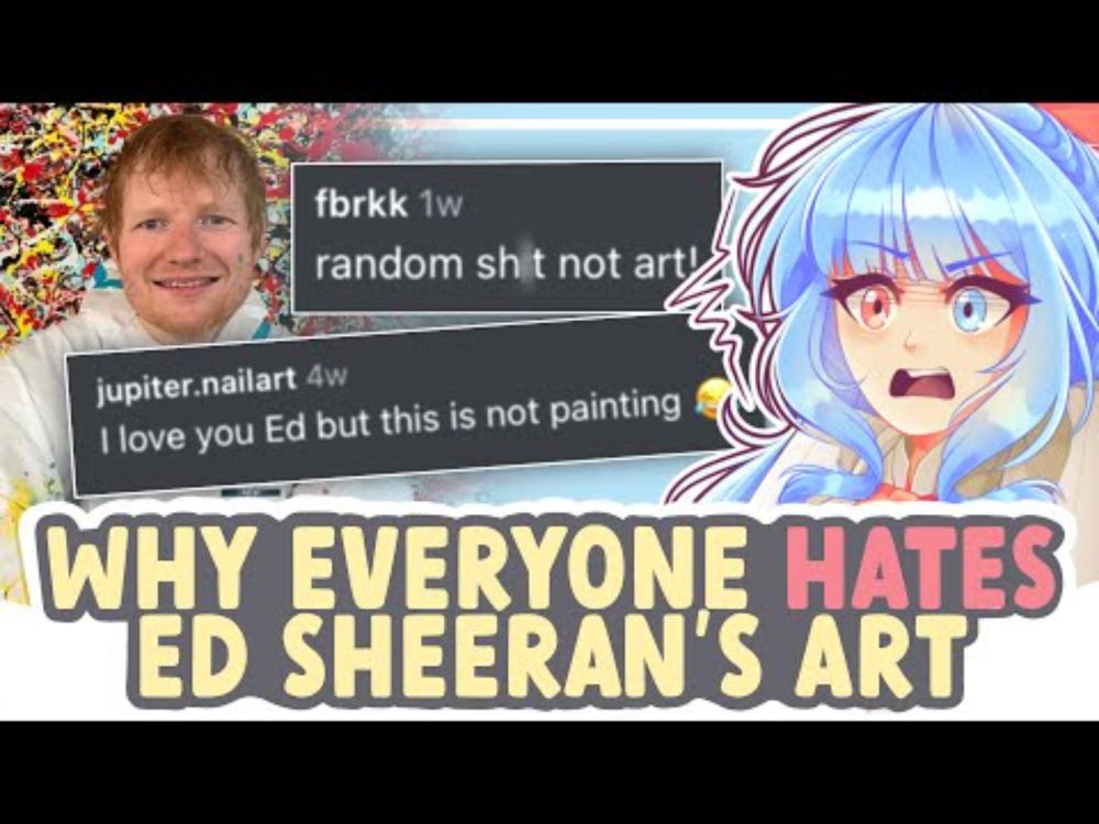 Why People HATE Celebrity Artists (And Now Ed Sheeran) || SPEEDPAINT + COMMENTARY