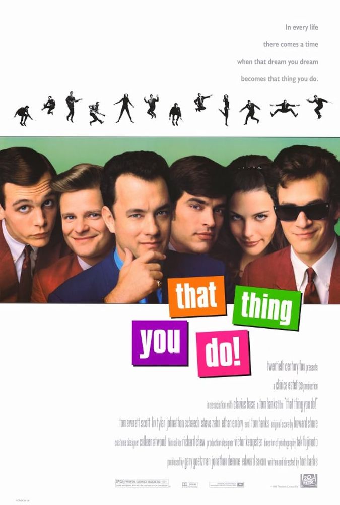 The movie poster for THAT THING YOU DO! (1996)