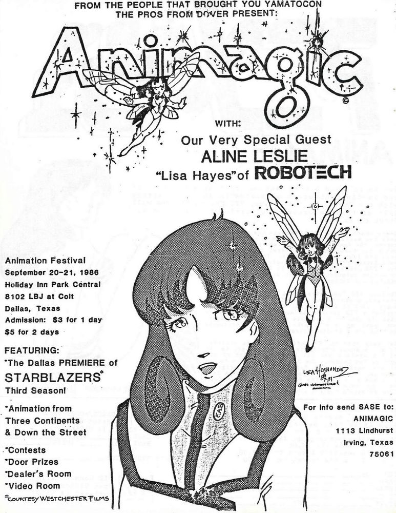 Advertisement for AniMagic with Lisa Hayes