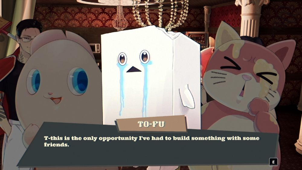 To-Fu, the crying tofu mascot