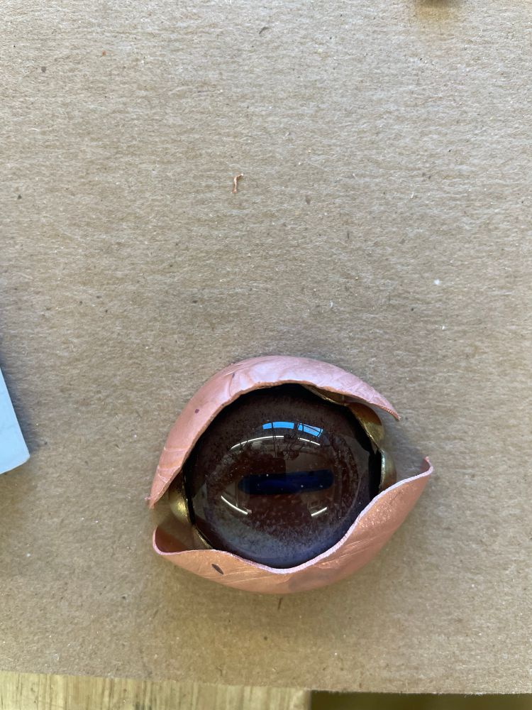 Rough concept of the eye jewelry I’m making