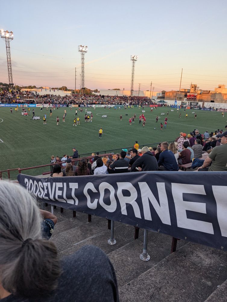 8 detroit city youth teams playing mini scrimmages on one soccer field