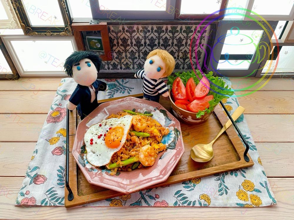 湯とりジャスミンライスナシゴレンとぽけボーイズ