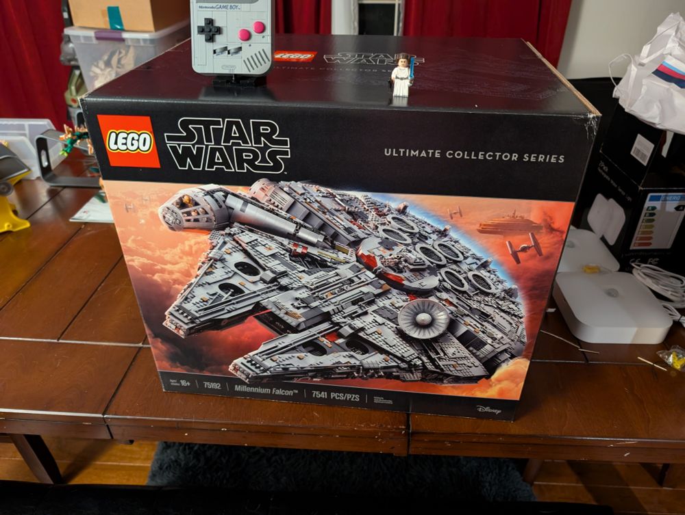 Absolutely massive UCS Millennium Falcon LEGO box