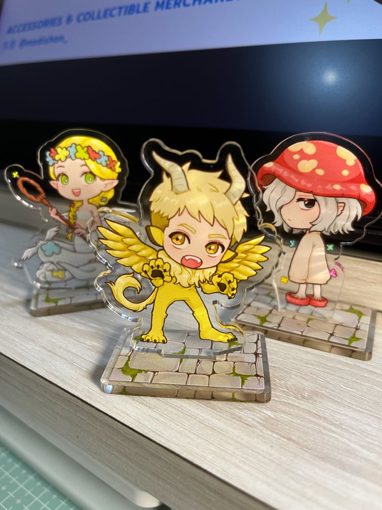 dungeon meshi monster cosplay standee