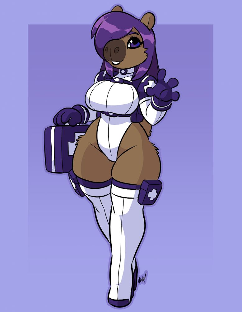 art
fanart capybara sapphire created by alixey