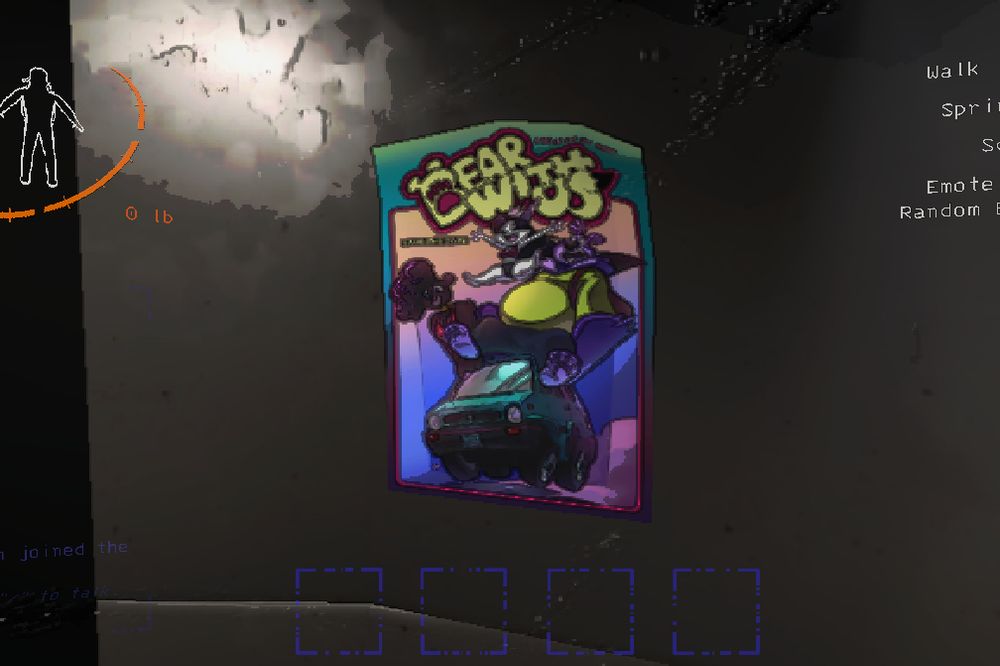 bear with us poster in Lethal Company