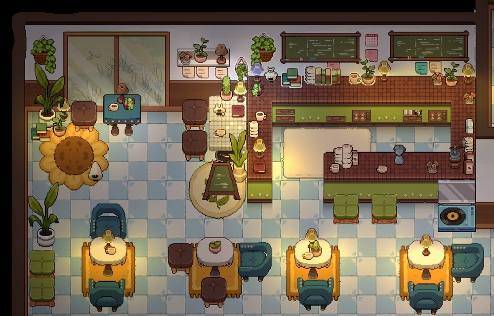 Tailside cafe decor screenshot