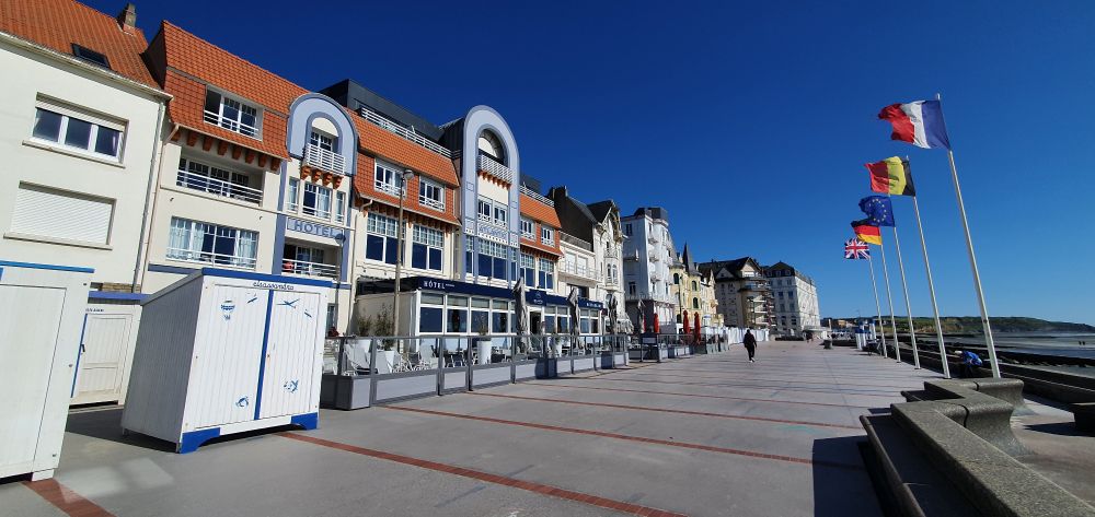 Le long de la promenade à Wimereux 