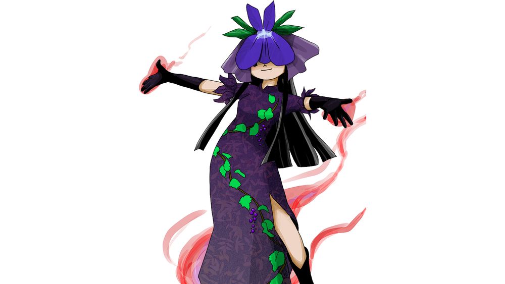 Hisami Yomotsu's sprite from Touhou Juuouen ~ Unfinished Dream of All Living Ghost.