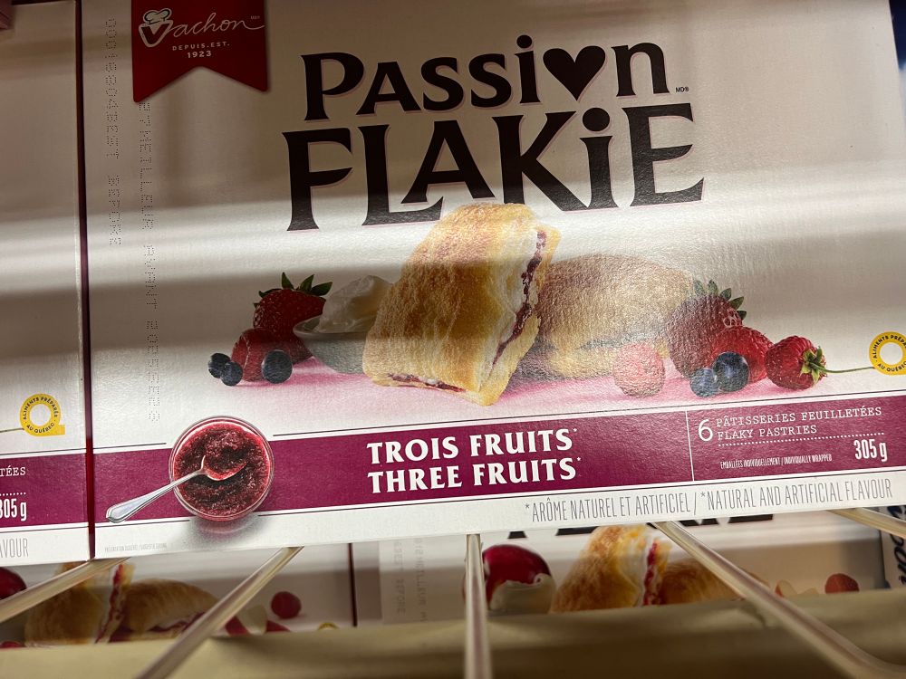 Three fruits pastries